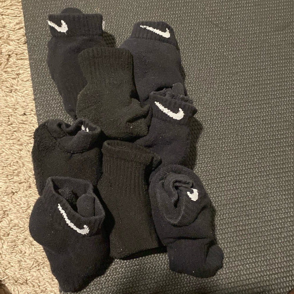 NIKE AND AND1 SOCKS 8 PAIR